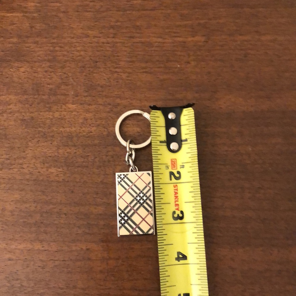 Burberry Plaid Rectangular Keychain - Picture 7 of 7